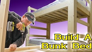 DIY Bunk Bed Easy Strong Inexpensive [upl. by Onifled304]