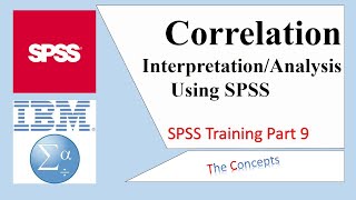 Correlation Interpretation and Analysis in SPSS Lesson 8 [upl. by Nivan]