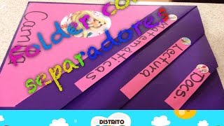 Como hacer folder con separaciones [upl. by Enela627]