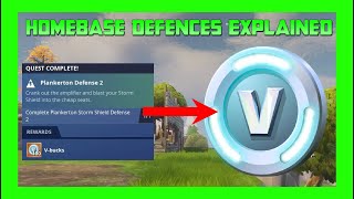 Storm Shield Defences Explained  How To Get VBucks From Them  Fortnite Save The World [upl. by Rutter555]