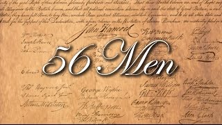 56 Men  Signers of the Declaration of Independence [upl. by Yatnahs169]