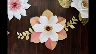 DIY Flores de Cartulina [upl. by Hubey]