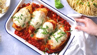 Chicken Parmesan with Homemade Marinara Sauce [upl. by Erreipnaej277]