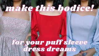 DIY BODICE  five methods to make a fitted bodice buckle up it’s a long one [upl. by Aklam]