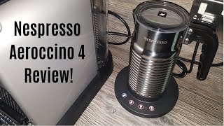 Nespresso Aeroccino 4 Milk Frother Review  Worth upgrading from the Aeroccino 3 [upl. by Messab567]