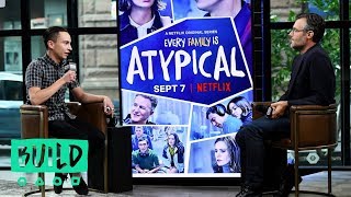 Keir Gilchrist Talks Season 2 Of Netflixs Atypical [upl. by Aysahc95]