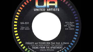 1960 HITS ARCHIVE Theme From The Apartment  Ferrante amp Teicher [upl. by Atilam]