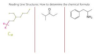 Reading Skeletal Line Structures Organic Chemistry Part 1 [upl. by Jackqueline]