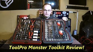 ToolPro 198 Piece Automotive Tool Kit Review amp Test [upl. by Renner]