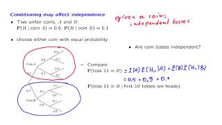 L036 Independence Versus Conditional Independence [upl. by Elkcim]