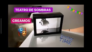 Cómo hacer un TEATRO DE SOMBRAS  1 2 3 a crear [upl. by Notneiuq]