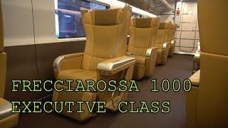 Frecciarossa 1000 Executive Class  Europes Best Train  Trip Report [upl. by Ewolram322]