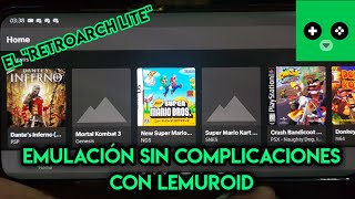 Lemuroid  La Alternativa Sencilla a Retroarch en Android 🕹📲 [upl. by Eskill]