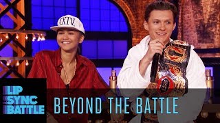 Zendaya amp Tom Holland Go Beyond the Battle  Lip Sync Battle [upl. by Furmark]