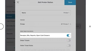 How To Set Up Tips Signatures amp Printers  Square Point of Sale Tutorial [upl. by Enitsirt]