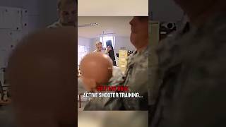 Military base active shooter scenario training‼️🤯 military army combat war [upl. by Eicats]