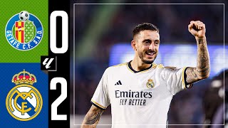 Getafe CF 02 Real Madrid  HIGHLIGHTS  LaLiga 202324 [upl. by Gine]