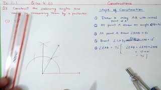 Ch11 Ex111 Q4I Constructions  Ncert Maths Class 9  Cbse [upl. by Adnamaa]