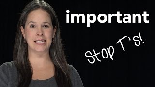 How to Pronounce IMPORTANT  American English [upl. by Akired]