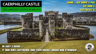 Caerphilly Castle  The Largest in Wales 2nd in Britain [upl. by Adnilg]