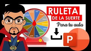 RULETA EN POWERPOINT 🎁 LISTA PARA EDITAR Y USAR [upl. by Akoyn]