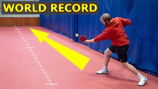 Worlds Longest Ping Pong Shot [upl. by Dinse]