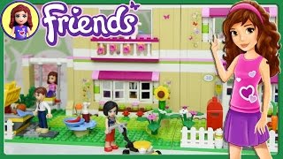 Lego Friends Olivias House Set Building Review Play  Kids Toys [upl. by Rehpretsirhc]