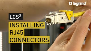 LCS3  How to install RJ45 connectors [upl. by Lewis]