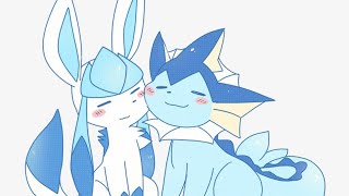 Vaporeon x Glaceon Amv Here With Me [upl. by Delogu]