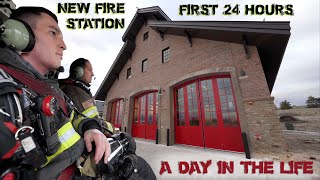 First 24 Hours in a New Fire Station  A Day in the Life [upl. by Leahciam695]