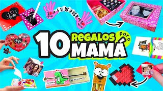 10 Regalos RAPIDOS FACILES y BONITOS para MAMÁ ⭐ Así o más fácil [upl. by Elita612]