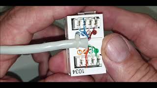 How to wire a RJ45 socket for Home Networking [upl. by Reham]