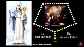 The Joyful Mysteries  VIRTUAL ROSARY  Mondays amp Saturdays [upl. by Silirama458]