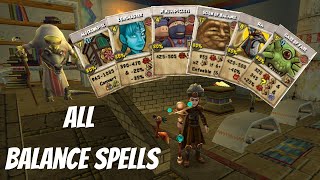 Wizard101 All Balance Spells Level 1160 2023 [upl. by Harras]