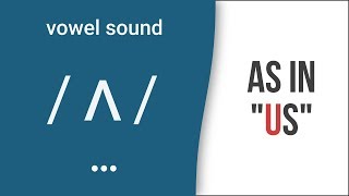 Vowel Sound  ʌ  as in quotusquot American English Pronunciation [upl. by Peck394]