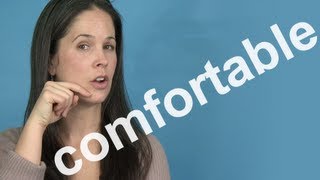 How to Pronounce COMFORTABLE  AMERICAN ENGLISH PRONUNCIATION [upl. by Darach712]