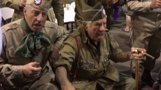 WWII Vet Vince quotNutsquot Speranza singing with WWII ADT Class 201603 [upl. by Yoc662]