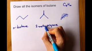 Draw all the Isomers of Butane [upl. by Mikeb432]