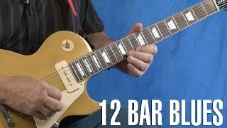 12 Bar Blues Guitar Lesson [upl. by Kamal193]