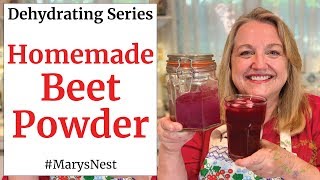 How to Make Beet Powder Beetroot Powder [upl. by Sirref]