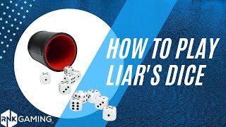 How to Play Liars Dice [upl. by Lachish]