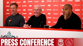 LFC Legends Press Conference SvenGoran Eriksson amp John Barnes  Liverpool vs Ajax [upl. by Nairrad]