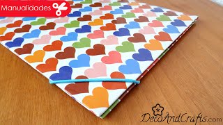 Folder  Carpeta decorada para uso diario  DIY  DecoAndCrafts [upl. by Tomlin]