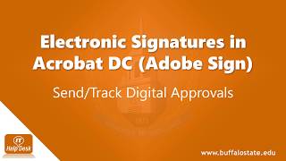 Send and Track Electronic Signatures Using Acrobat and Adobe Sign [upl. by Meakem]