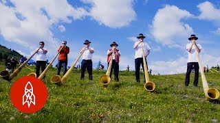 Battle of the Alpine Horns [upl. by Ignacius]