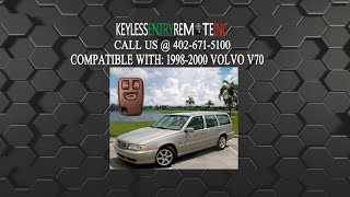 How To Replace Volvo V70 Key Fob Battery 1998 1999 2000 [upl. by Agarhs]