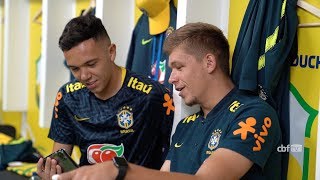 BRASIL 2 x 1 PARAGUAI BASTIDORES da SELEÇÃO 100 no PRÉOLÍMPICO 2020 [upl. by Merrel997]