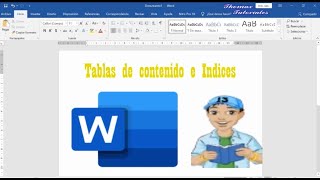 Microsoft Word  Tablas de contenido e indices [upl. by Solberg]