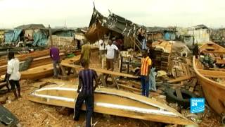 Nigeria Makoko the shanty town on the lagoon [upl. by Nrehtac]