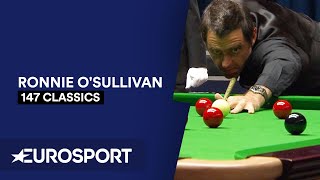 147 Classics Ronnie OSullivan  Snooker  Eurosport [upl. by Analle]